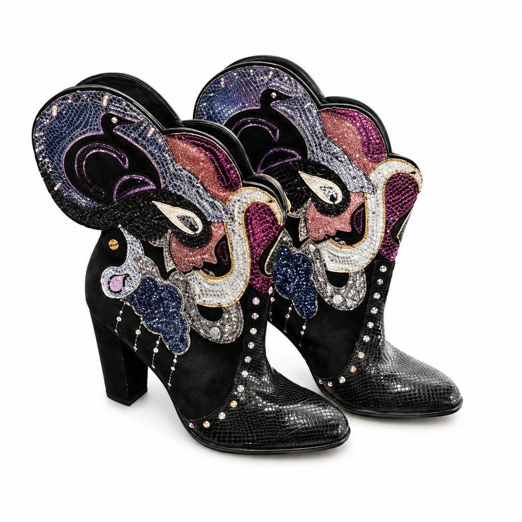 Marc Jacobs Embellished Sequin Booties – Size 40 (US Women's 9/9.5)