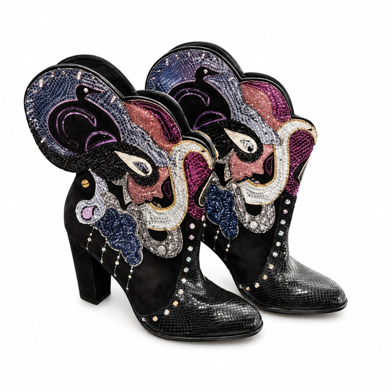 Marc Jacobs Embellished Sequin Booties – Size 40 (US Women's 9/9.5)