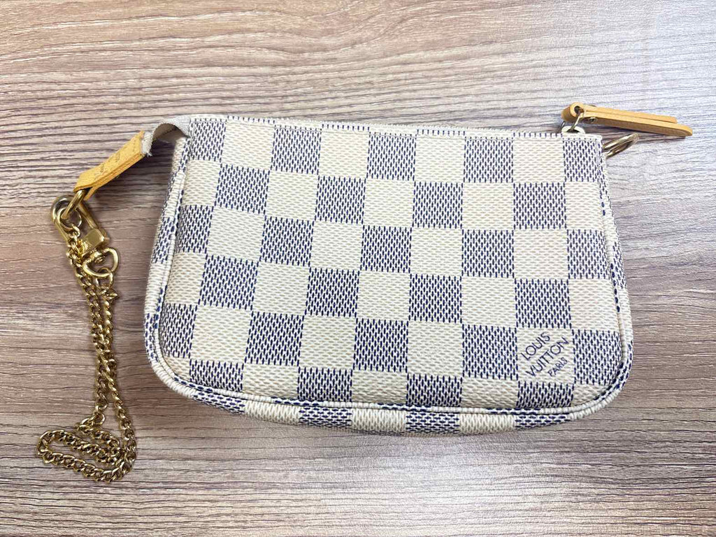 Louis Vuitton Damier Azur Balloon Illustre Mini Pochette Wristlet – Limited Edition