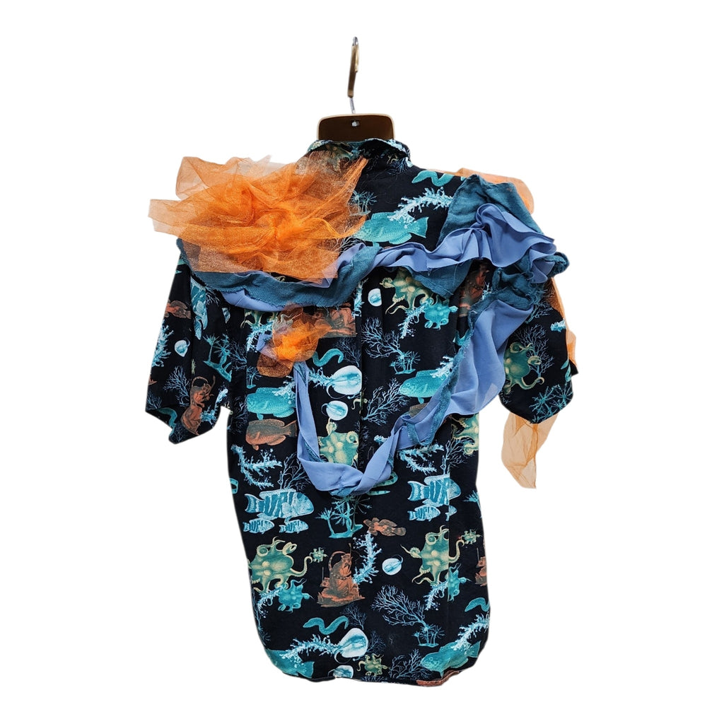 Cosmic Cowgirl Couture Sea Creatures Button Up Shirt Unisex