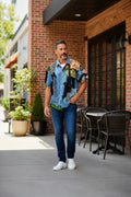 Handcrafted Cosmic Cowgirl Couture Button-Up Unisex