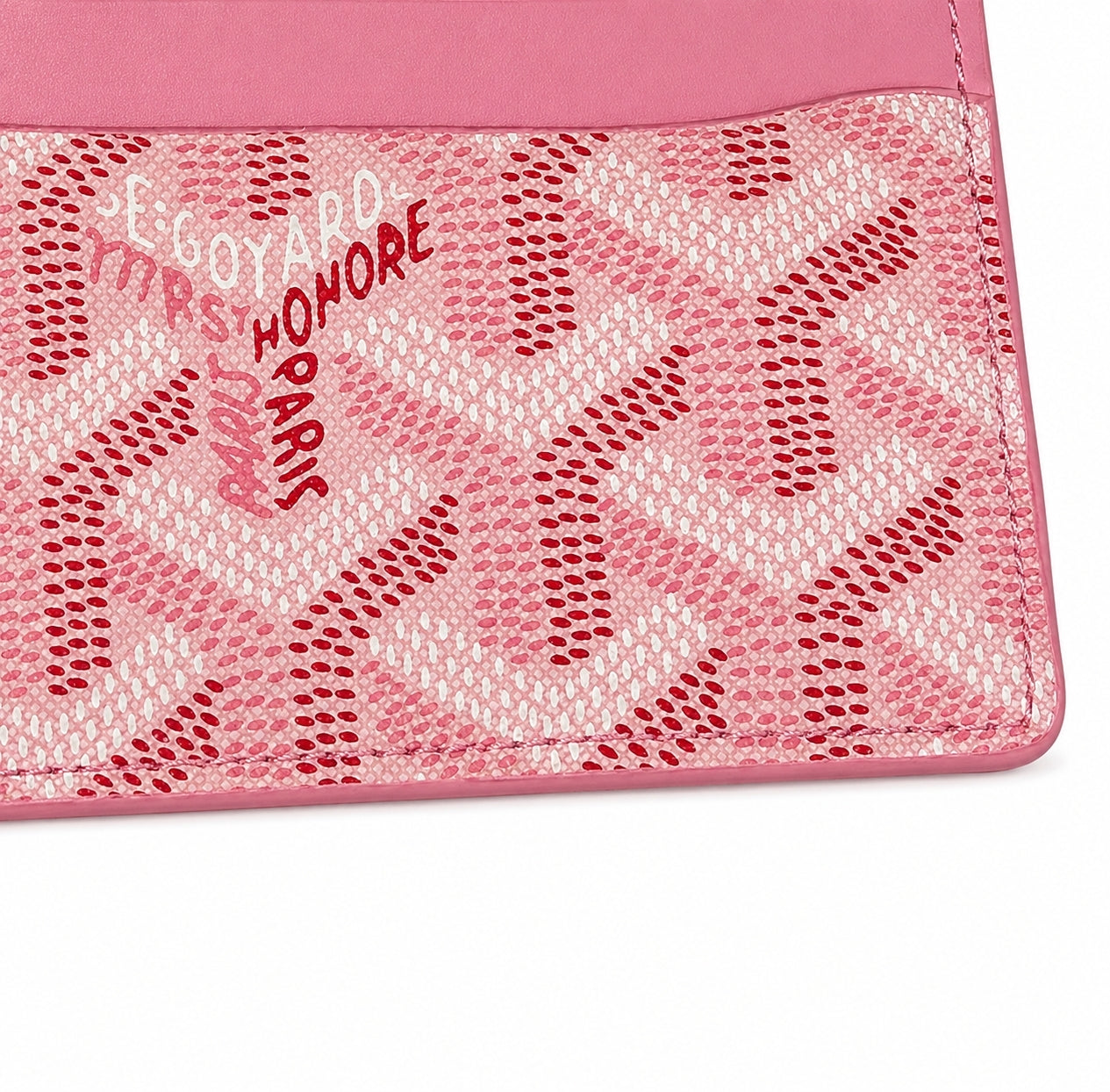 Goyard Saint Sulpice Card Holder – Pink Goyardine Canvas (Rare Color)
