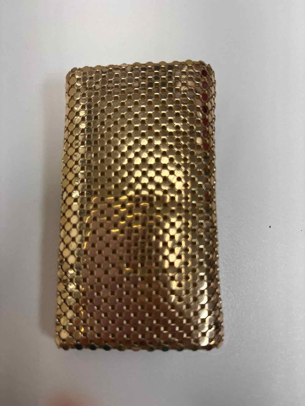 Vintage Whiting & Davis Gold Mesh Key Case Holder – 1960s–70s
