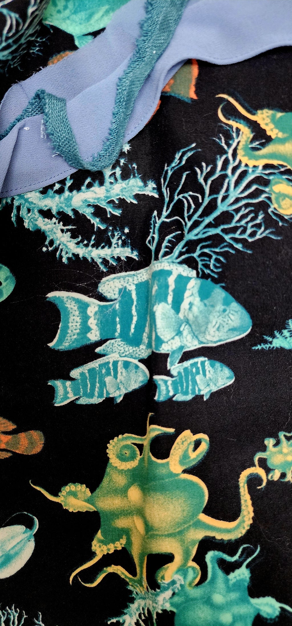 Cosmic Cowgirl Couture Sea Creatures Button Up Shirt Unisex