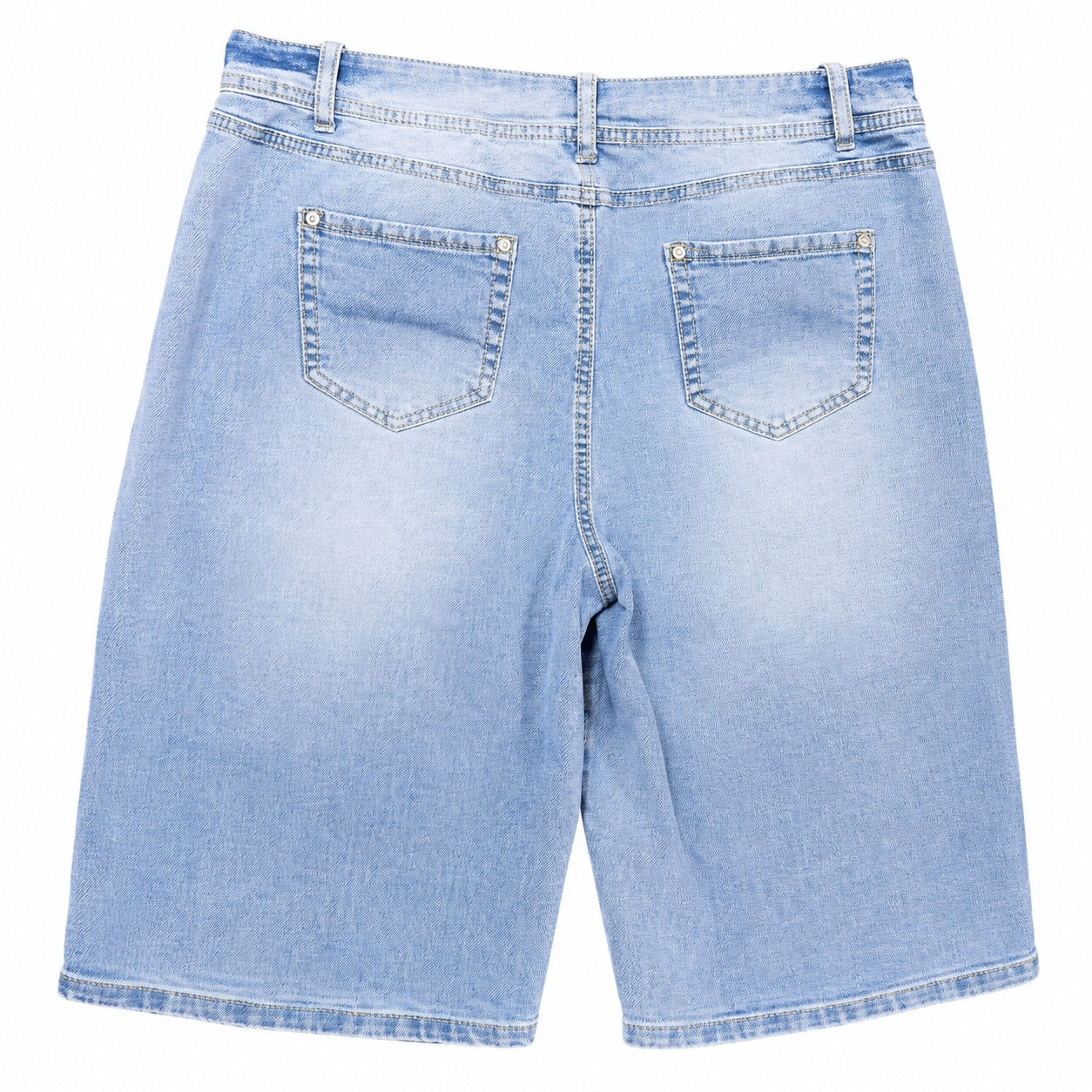 Made by Henrietta Hand-Stitched Embroidered Up-Cycled Denim Shorts