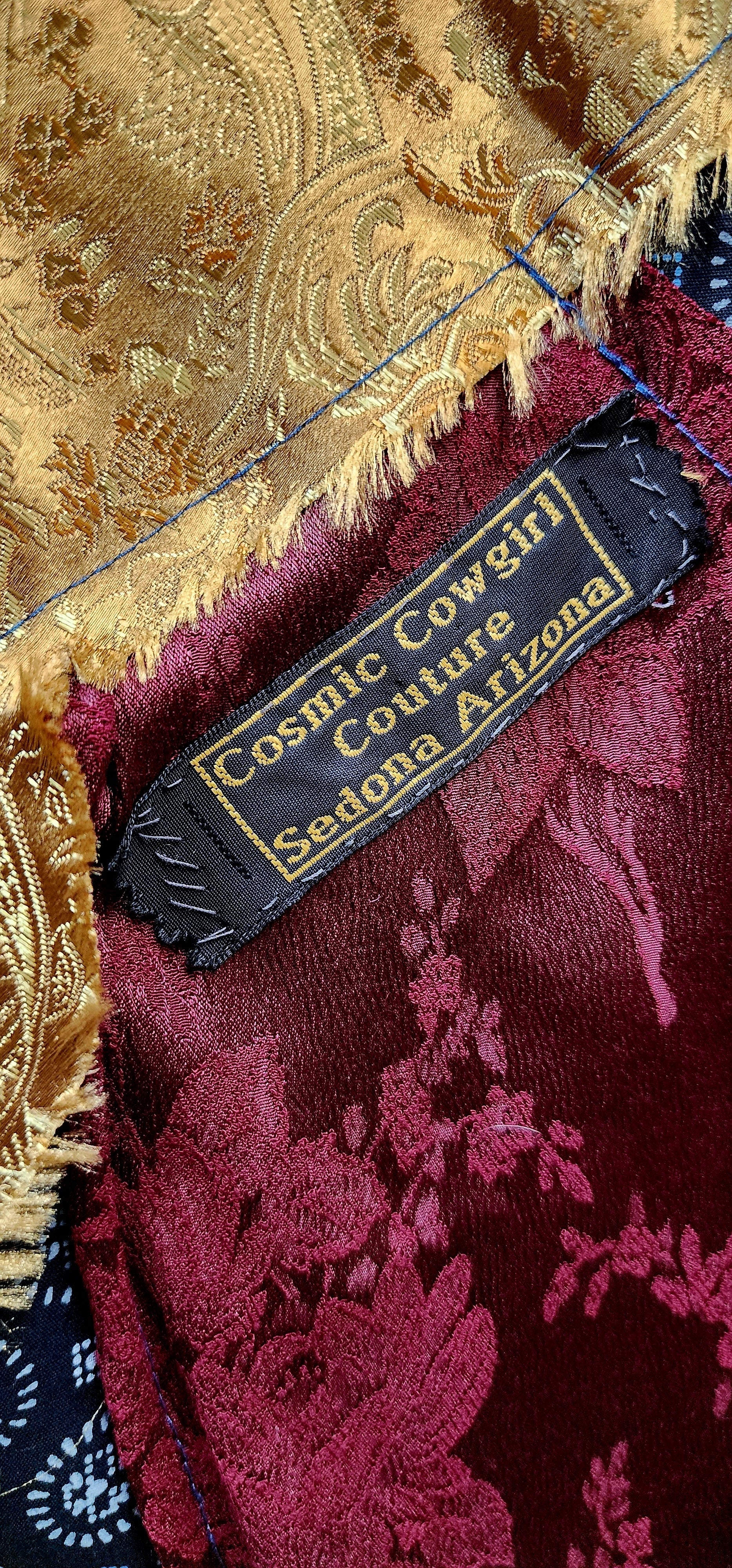 Cosmic Cowgirl Couture Handmade Button Up Shirt Unisex