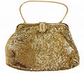 Vintage Whiting & Davis Gold Mesh Evening Purse – Art Deco Clasp (1950s–60s)