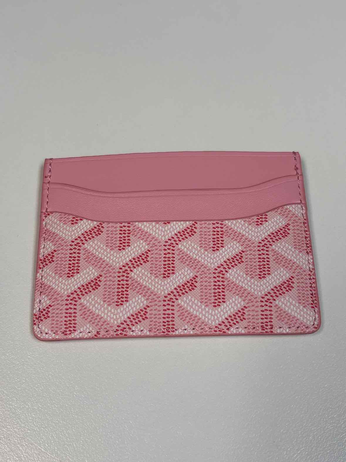 Goyard Saint Sulpice Card Holder – Pink Goyardine Canvas (Rare Color)
