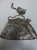 Vintage Whiting & Davis Silver Mesh Evening Purse – Art Deco Clasp (1950s–60s)