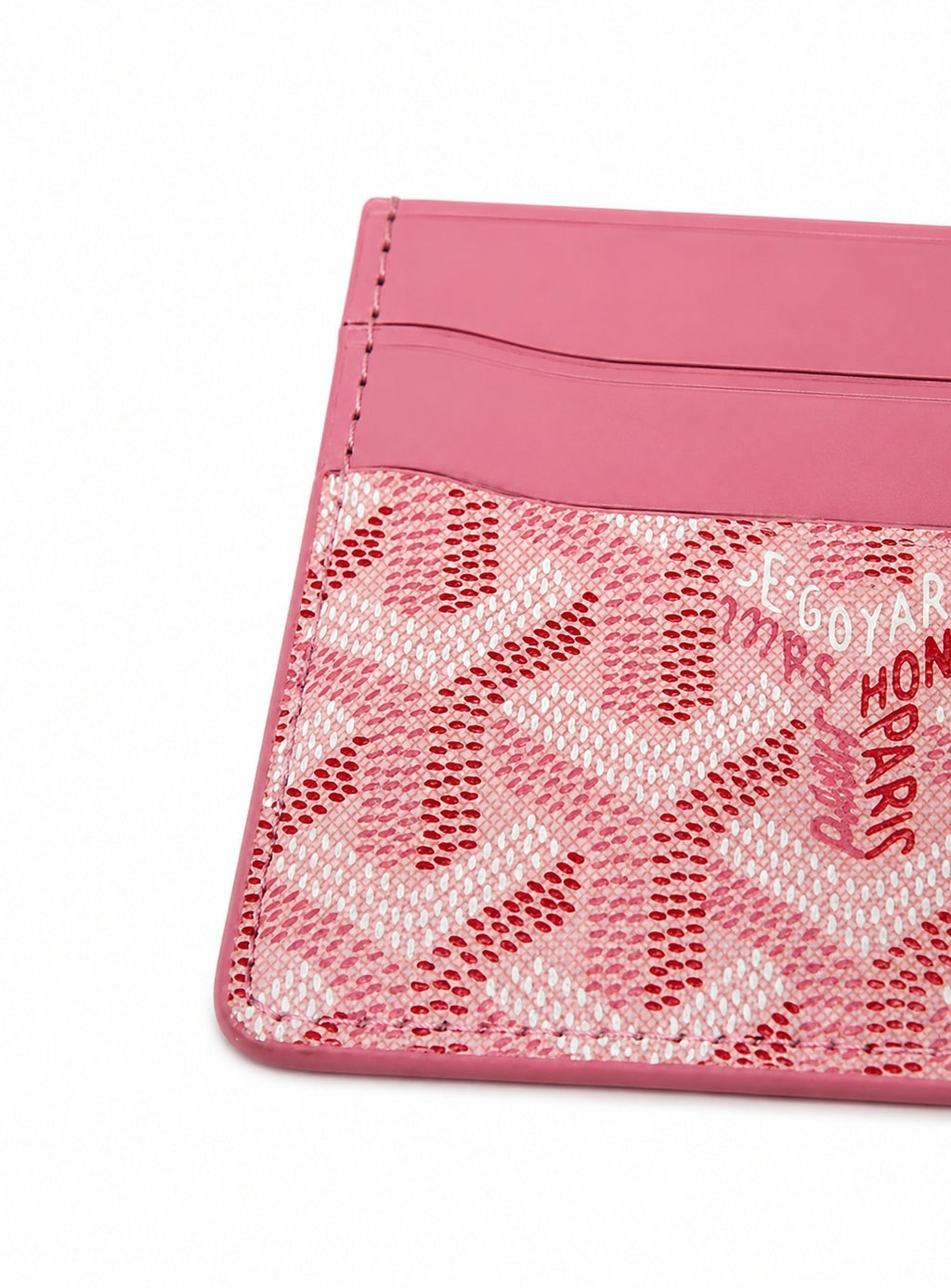 Goyard Saint Sulpice Card Holder – Pink Goyardine Canvas (Rare Color)