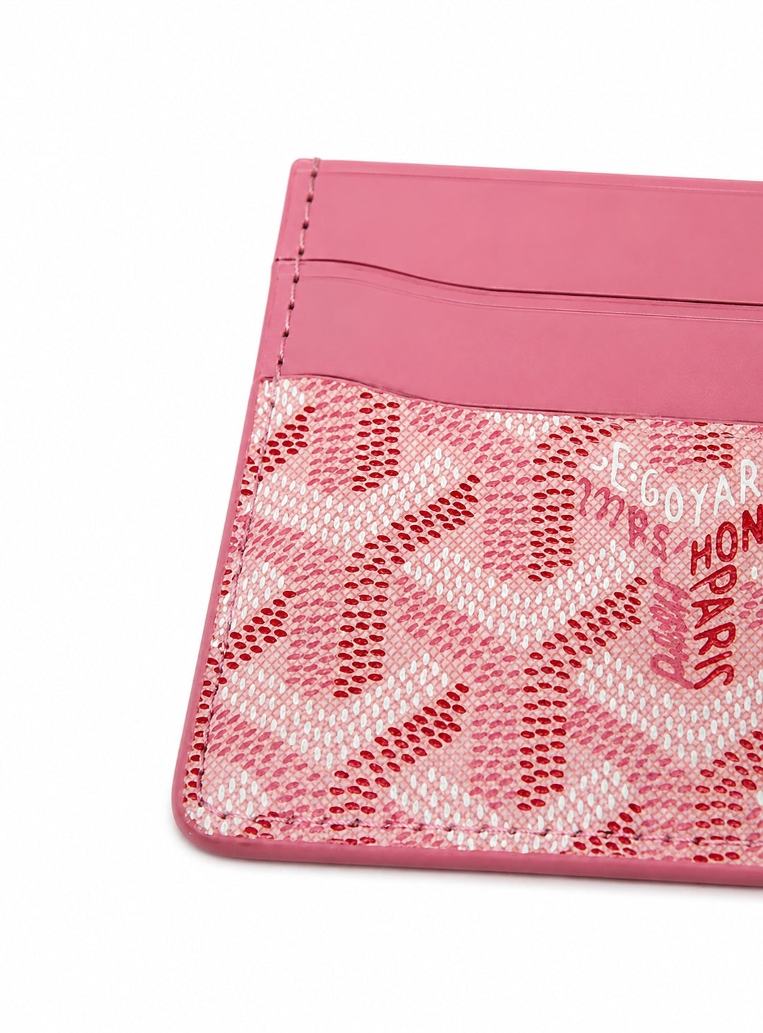 Goyard Saint Sulpice Card Holder – Pink Goyardine Canvas (Rare Color)