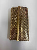 Vintage Whiting & Davis Gold Mesh Key Case Holder – 1960s–70s