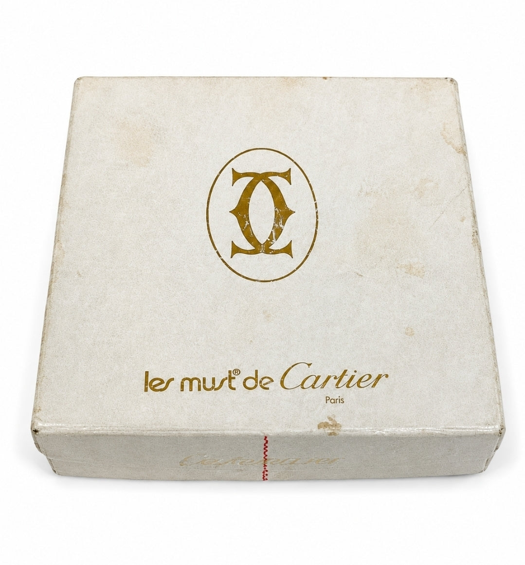 Vintage Cartier Must de Cartier Coin Purse – Burgundy Leather with Box