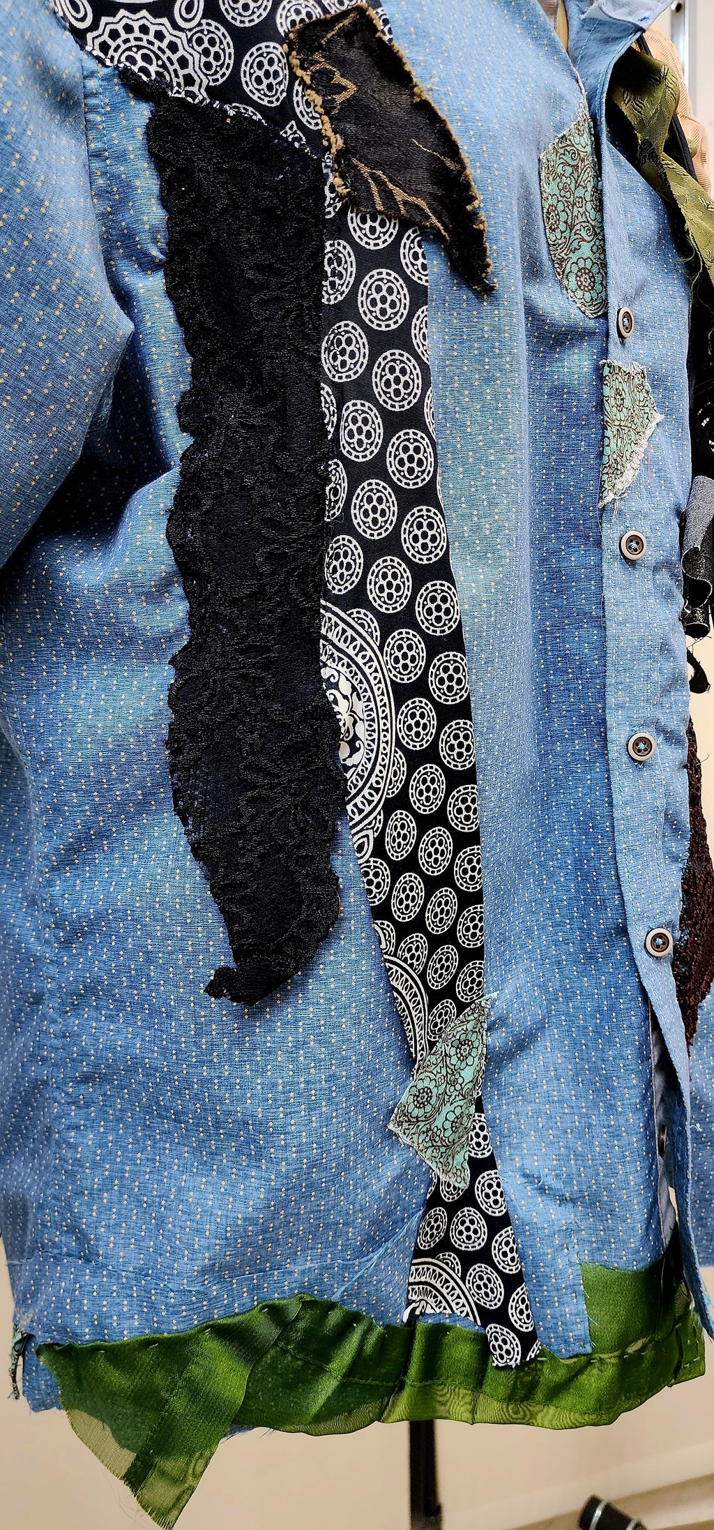Handcrafted Cosmic Cowgirl Couture Button-Up Unisex